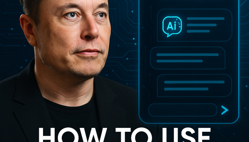 Elon Musk invented an AI chatboard how to use it easily